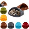 Мягкая флисовая зимняя теплая кровать для собак, подушка для маленьких собак, спальный мешок для кошек, кровать для щенков, пещера, питомник XS-L