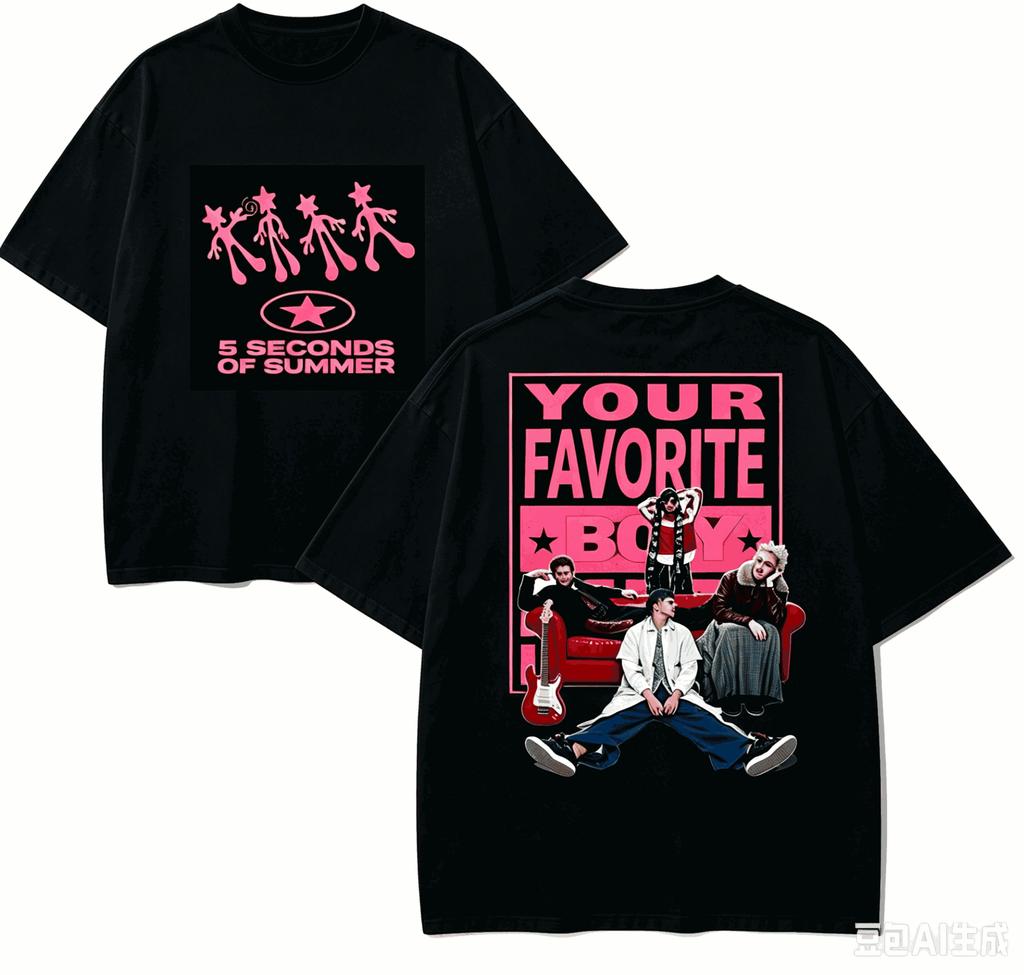 5 Seconds Of Summer For Fan Gift Tshirt Unisex Unisex Harajuku Oversizedunisex Short Sleeve Streetwear High Quality Couples Classic