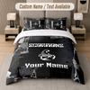 Custom Bedding Set Scorpions Pattern, Print Name Text 1 Duvet Cover Plus 2 Pillowcases Home Textile