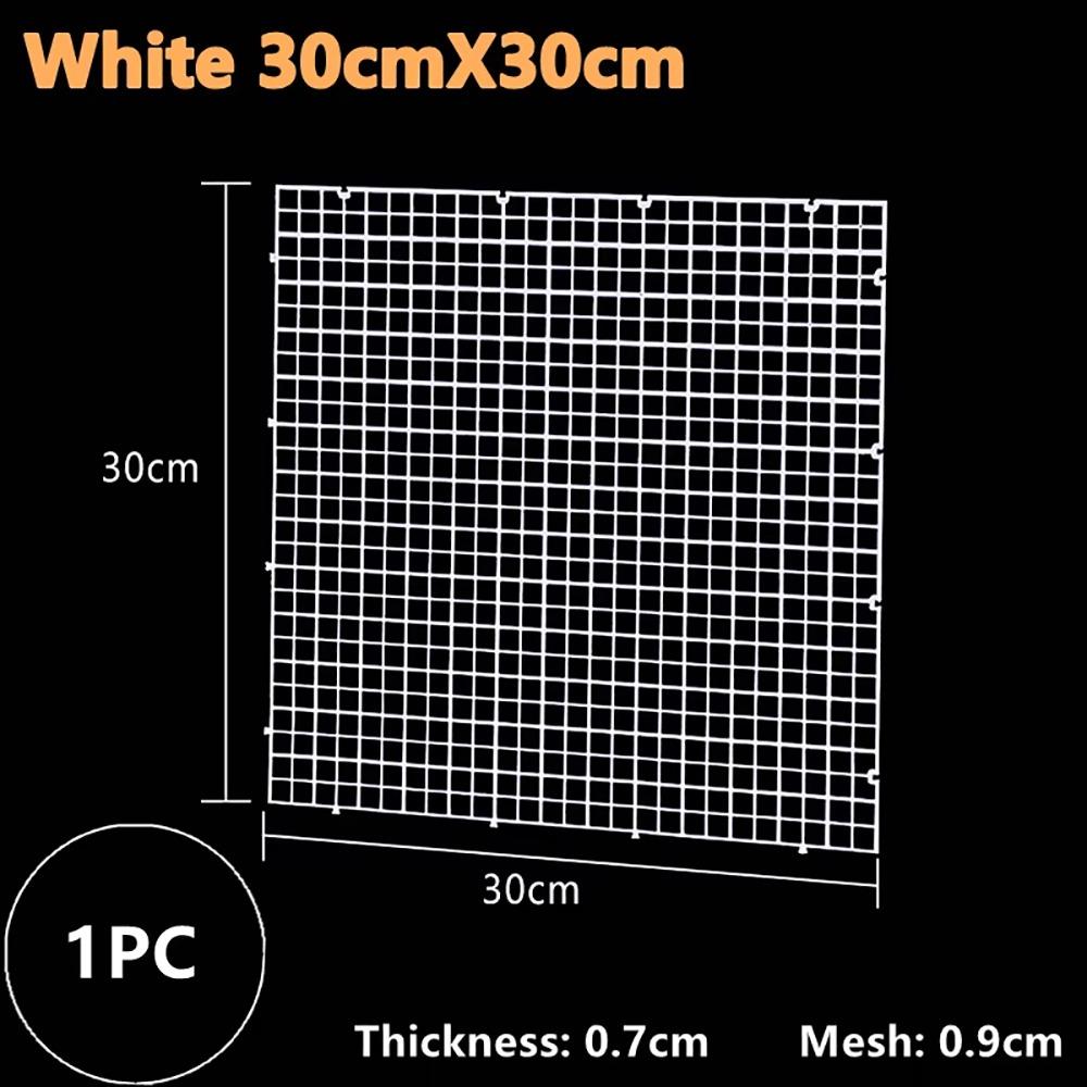 1 шт. Многофункциональная изоляционная сетчатая плата 30x30 см Пластиковая подложка для грунта, лоток, черный, белый, разделитель, сетка