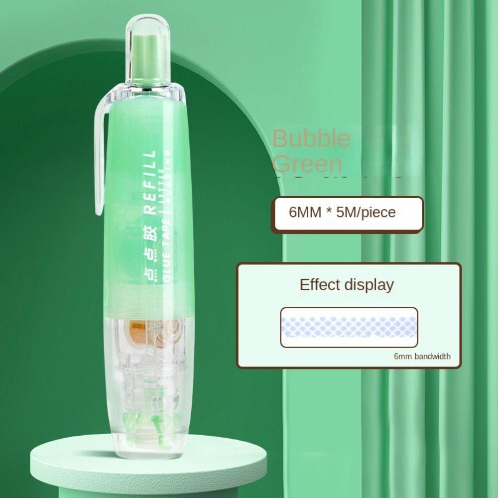 Press-type Dispensing Glue Eraserable Double-Sided Glue Portable School Supplies Students