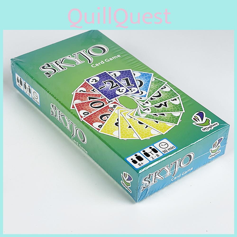 Увлекательная настольная карточная игра Skyjo Classic, изготовленная из прочной бумаги для всех возрастов