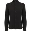 Henbury Womens/Ladies Mandarin Collar Roll Sleeve Shirt