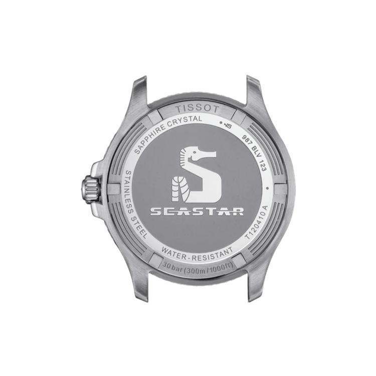 Tissot Коллекция Starfish Кварцевый механизм Водонепроницаемость 300 метров Мужские часы Часы Синий циферблат T120.410.11.041.00