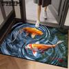 Absorbent BathroomToilet Door Mat Anti Slip and Wear-resistant Foot Mat Entrance Door Mat