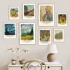 Van Gogh Museum Abstract Nordic Poster Exhibition Wall Art Print Canvas Painting National Gallery Decor Pictures For Living Room