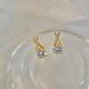 Серьги-крестики Niche Design X Earrings Temperament Модные серьги для женщин Новые трендовые