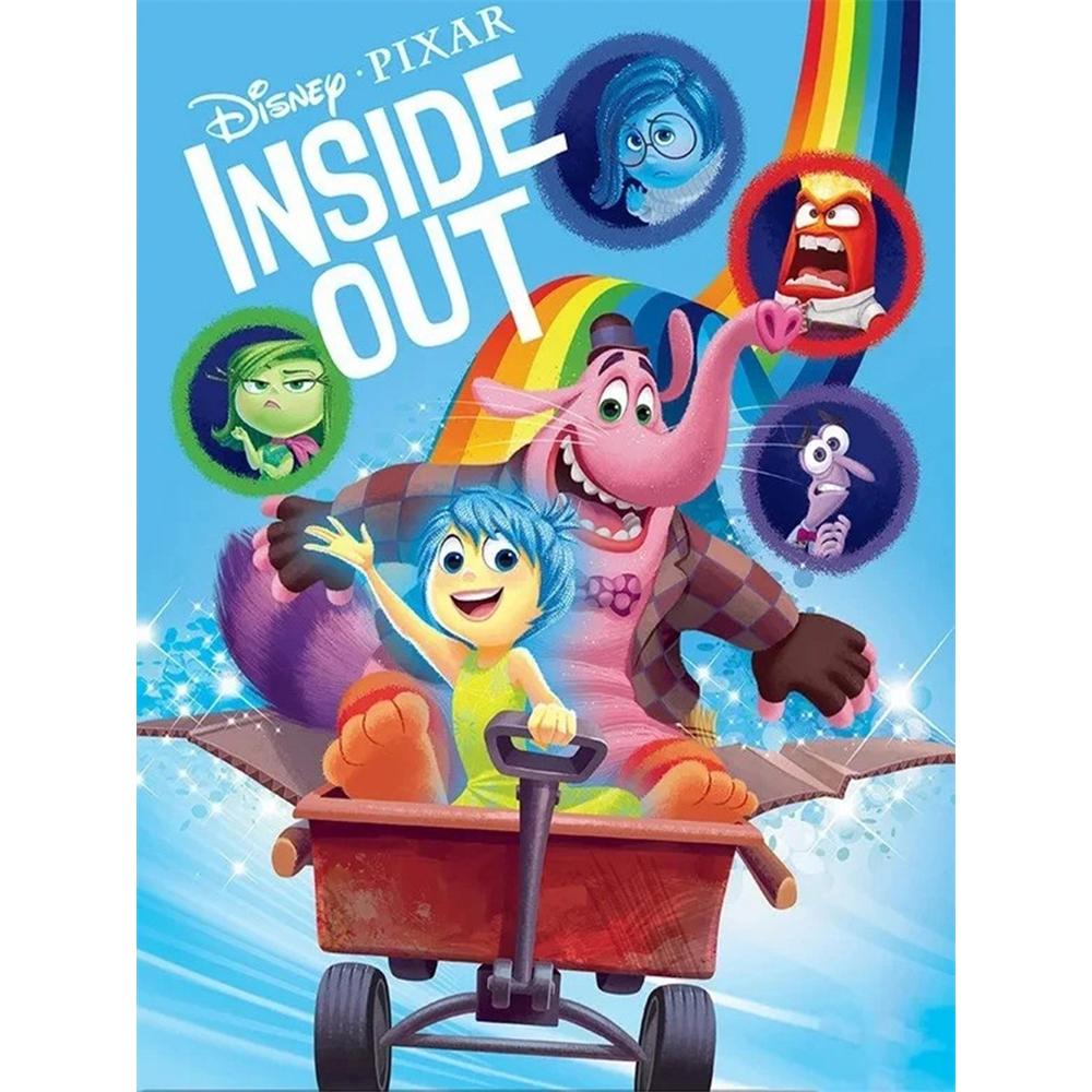 Disney 5D DIY Алмазная Живопись Украшения Классический Изнанка Наружу Постер Иллюстрации Алмазная Вышивка и Стразы Набор для Вышивания Крестиком Ручная Работа