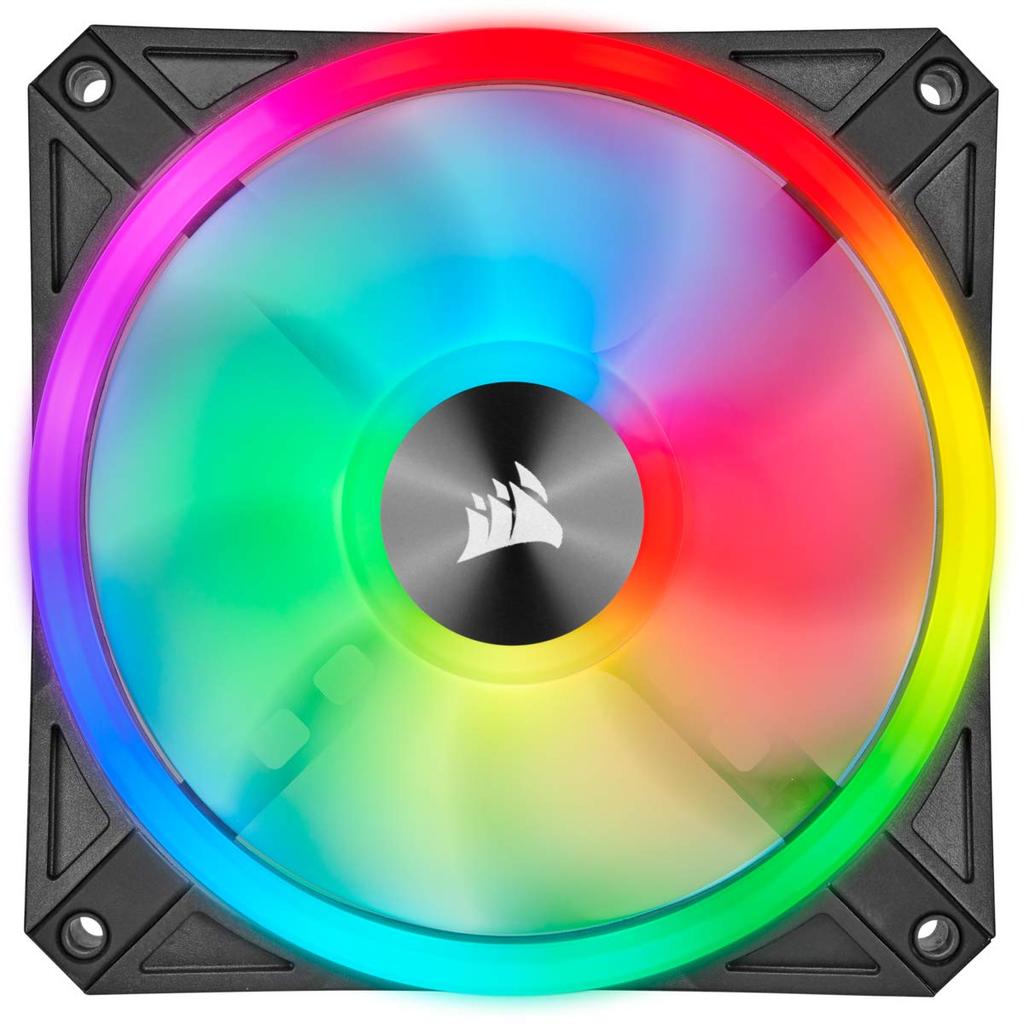 Corsair iCUE QL140 RGB 140mm Dual Fan Kit PWM Compatible PC Case Fan FN1376 CO-9050100-WW