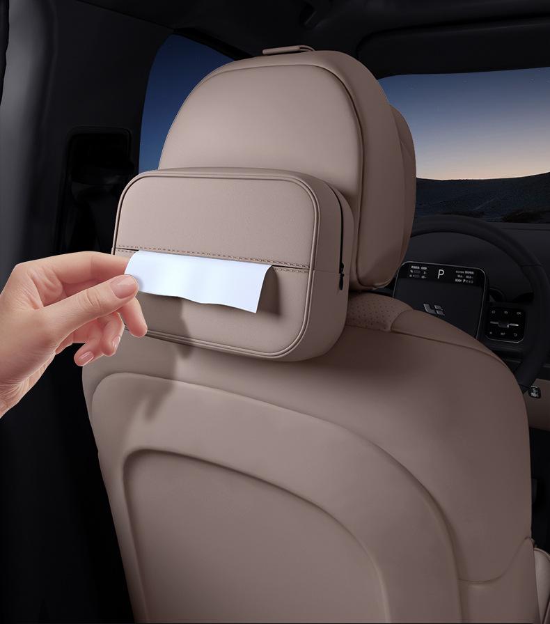 Zhiji LS9 Car Tissue Box: 26 Stylish Seat Back Hanging Tissue Bags and Decorative Accessories