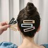 Matte Frosted Square Clip Women Girls BB Hairgrip Hair Barrette Hairpin Hairdressing Korean Metal Hair Stying Accessories