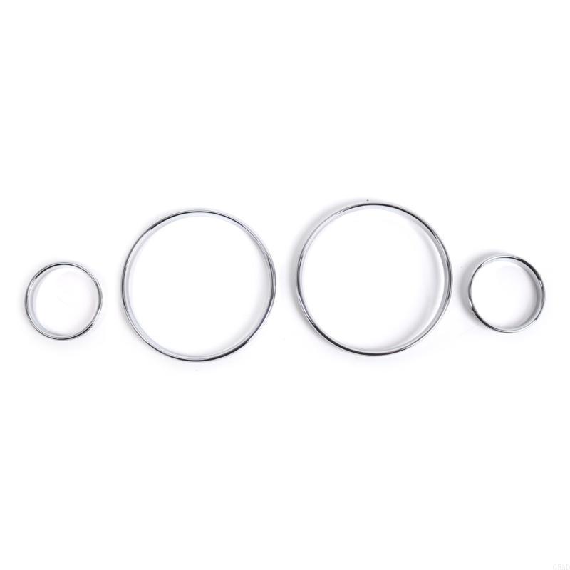 Chromes Speedometer Frame Gauges Dashboard Rings Bezel Trim For E39 E38 E53