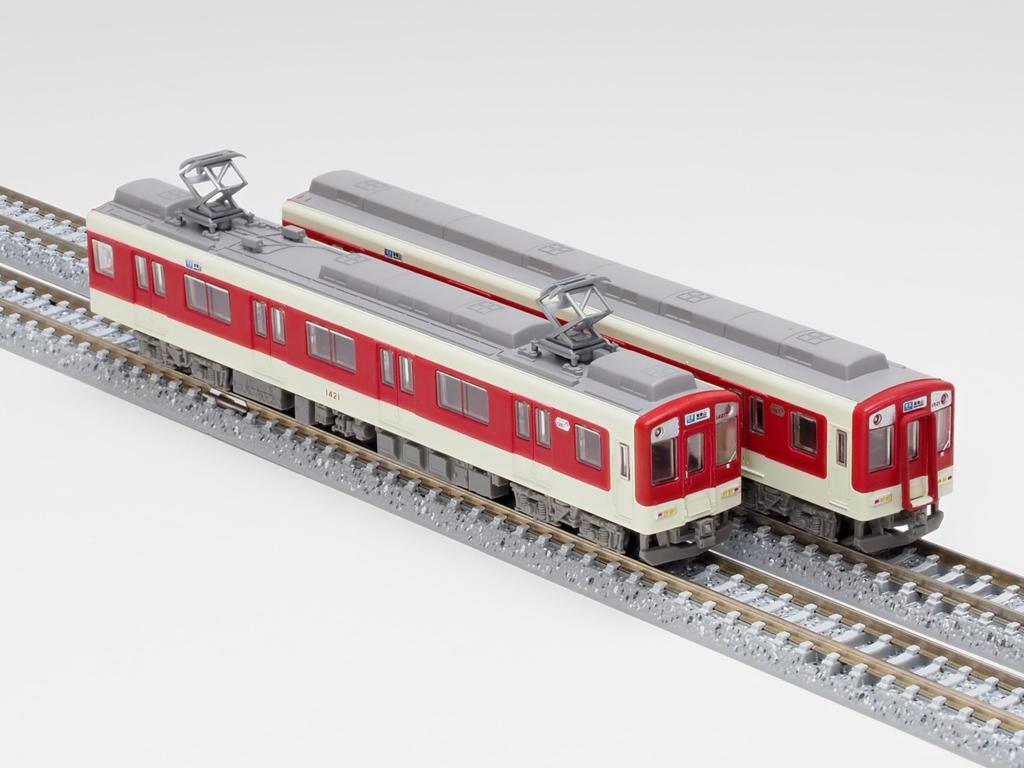 Tomytec Коллекция железных дорог Tetsukore Kinki Nippon Railway Серия 1420 Набор A Материалы для диорам 334286 2 вагона