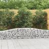 Vidaxl Kosze Gabionowe, 5 Szt, 400X30X40/60 Cm, Galwanizowane Żelazo