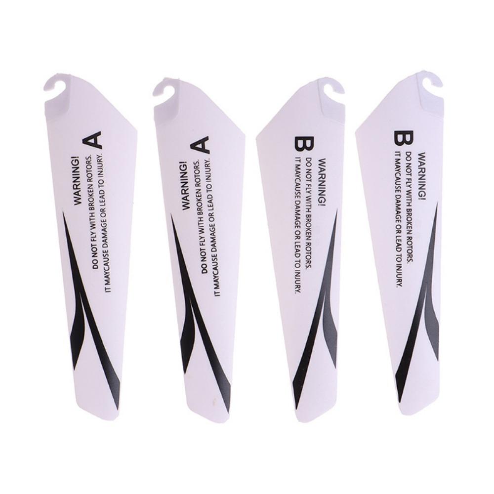 4pcs 9*2.3cm Helicopter Wing Propeller Fan For R/c Mini Remote-controlled Helicopter