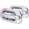 2 Chrome Door Handle Cover Without Passenger Keyhole for Chevrolet TAHOE 2000-2006 / SILVERADO 2000-2006 / SUBURBAN 2000-2006 / & / GMC SIERRA