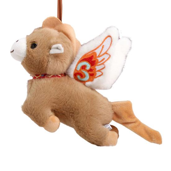 Плюшевая кукла-лошадь брелок год лошади зодиакальное украшение подвесная плюшевая игрушка для машины сумки подарок на китайский Новый год благоприятный символ благословения