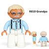 Duplo Фигурки Член Семьи Полицейский Врач Большого Размера Строительные Блоки DIY Образование Детские Игрушки