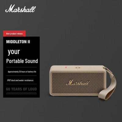 Marshall Портативная уличная Bluetooth-колонка Middleton II, штекер CN (адаптер в комплекте)