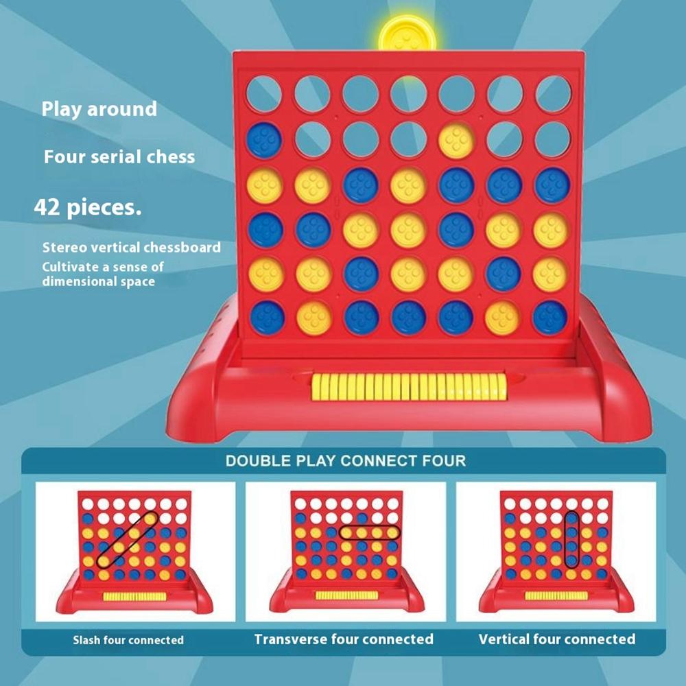 STEM образовательная настольная игра 4 в ряд Соедини четыре игрушка для детей/интерактивная настольная игра родитель-ребенок
