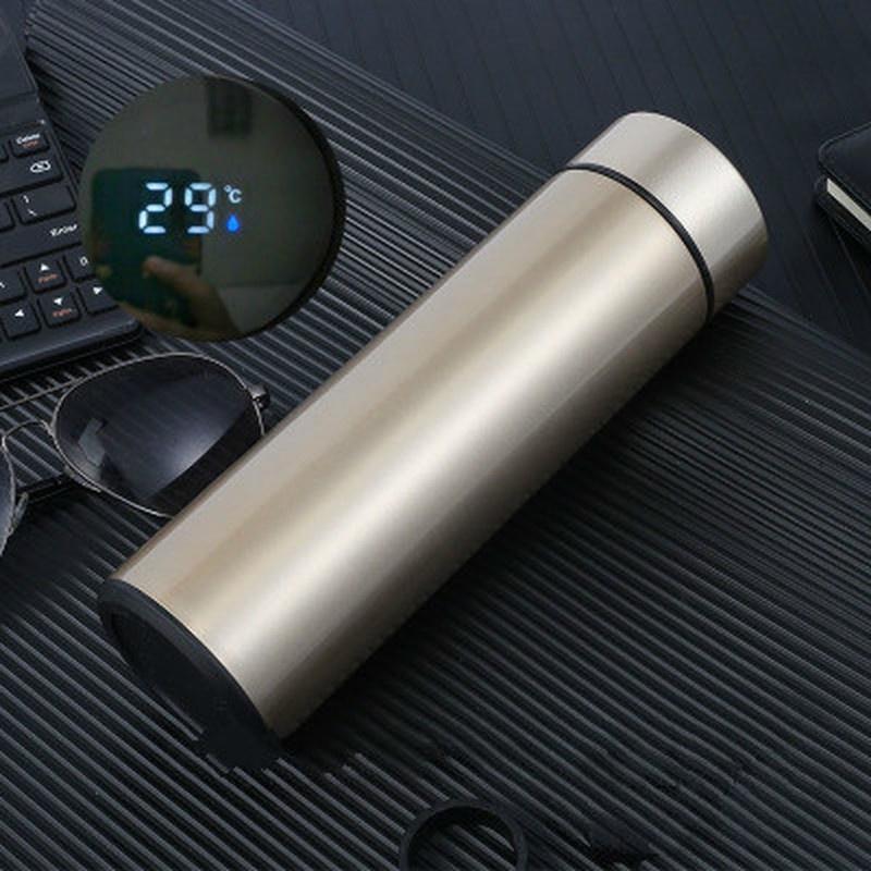 500ML Temperature Display Thermos Bottle Vacuum Flasks Stainless Steel Travel Coffee Mug Tea Mug Thermo Cup