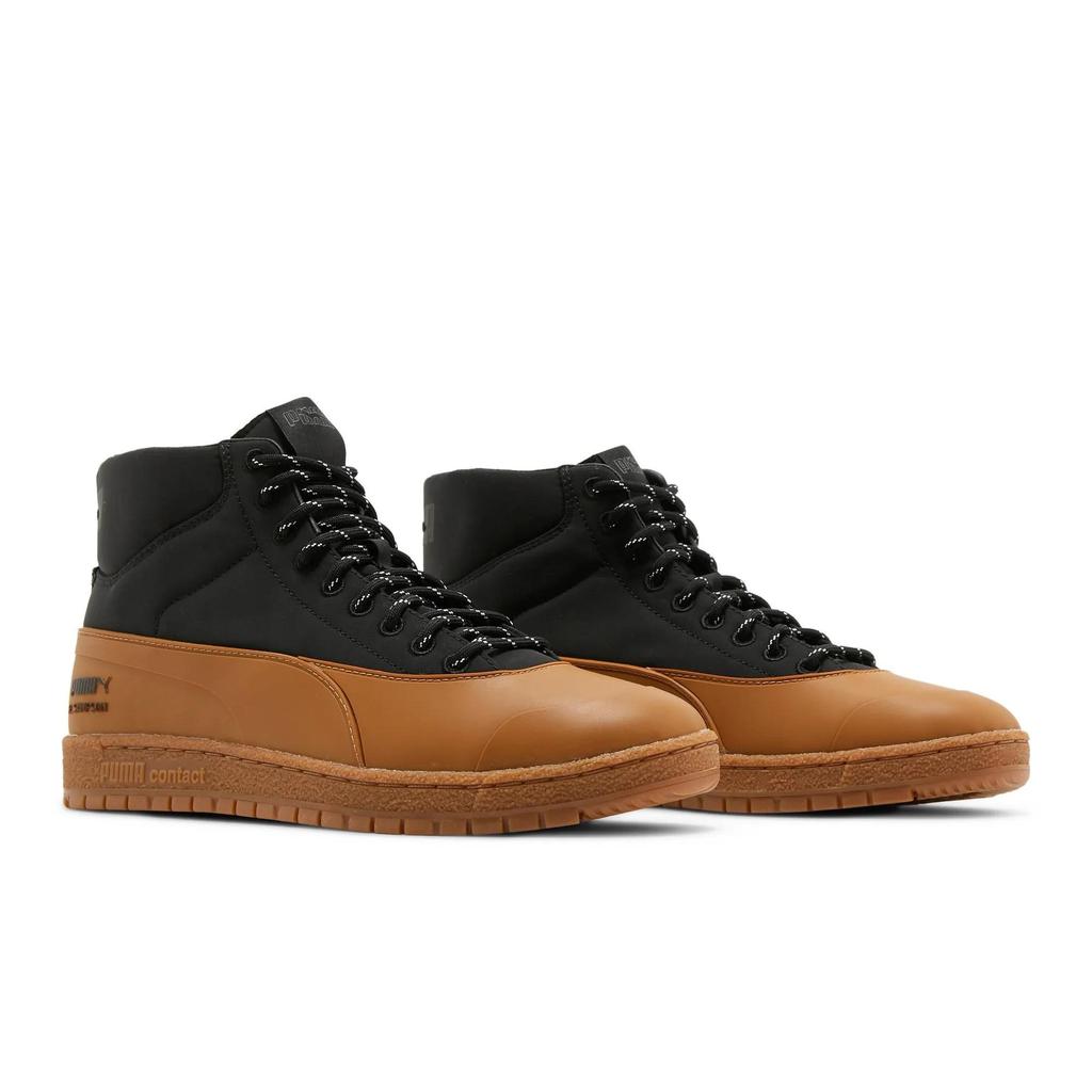 Puma Ralph Sampson 70 Mid 'Черный с натуральным каучуком' (унисекс) Черные скейт-туфли 380291 01