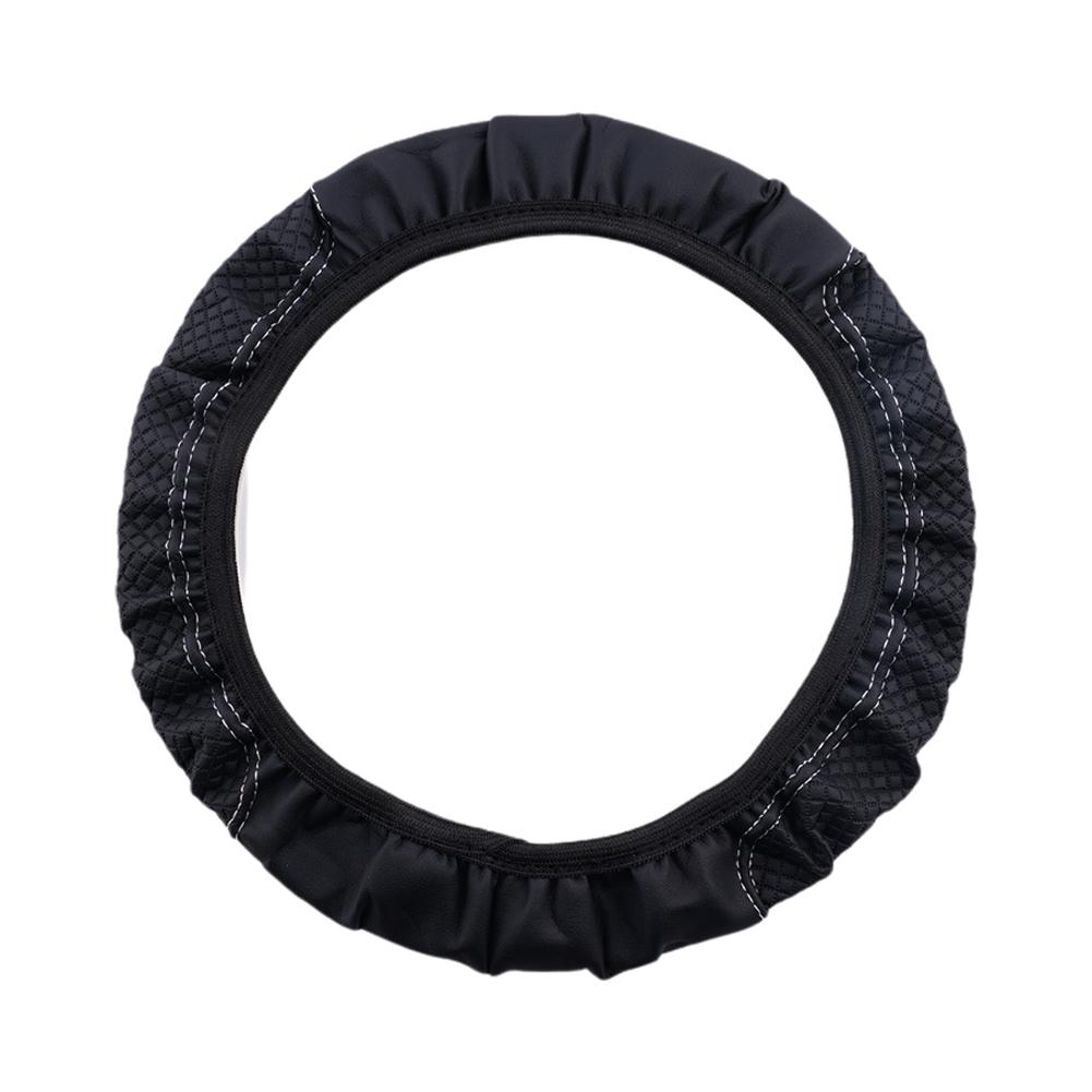 Автомобильный универсальный чехол на руль нескользящий чехол на руль автомобиля нескользящий тисненый кожаный чехол для автомобиля