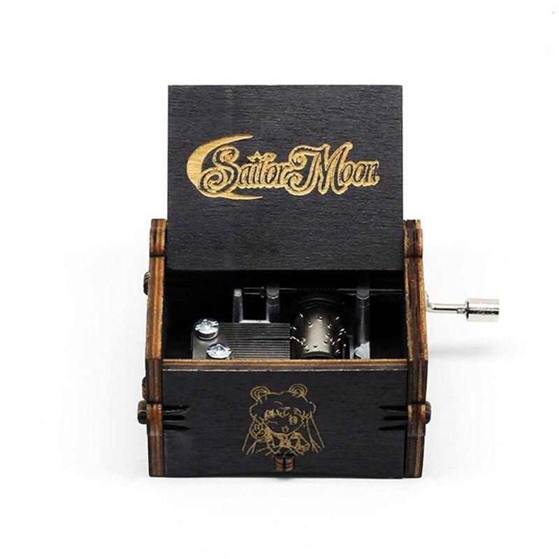 Сейлор Мун реквизит для косплея античная резная деревянная рукоятка музыкальная шкатулка аниме Рождественский подарок на день рождения