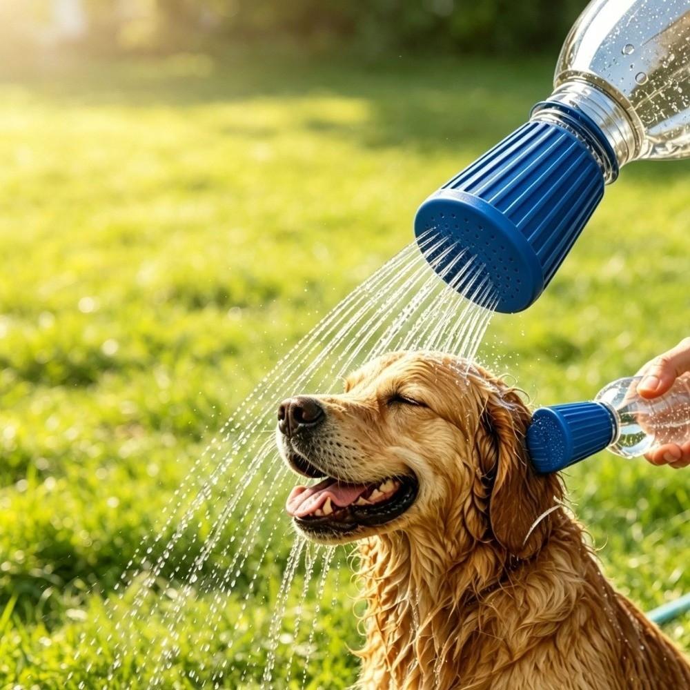 Reusable Pet Shower Head Portable Dog Bath Faucet Cat Cleaning Sprayer  Travel