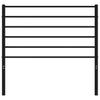 Replacement Headboard Metal Black 100 cm