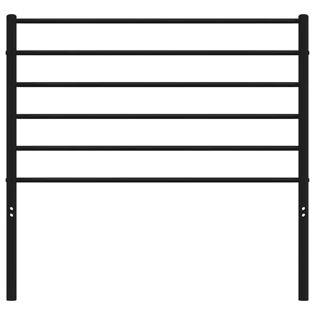Replacement Headboard Metal Black 100 cm