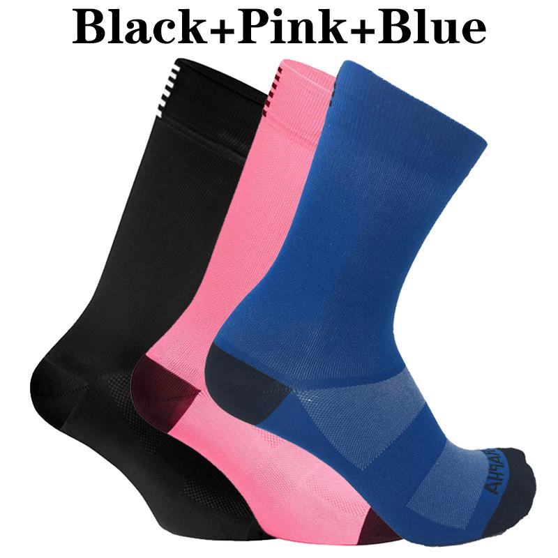 3 пары мужских велоносков, спортивные, высококачественные, дышащие, для шоссейного велосипеда, носки для мужчин и женщин, для занятий в спортзале, бега, гонок, велоспорта