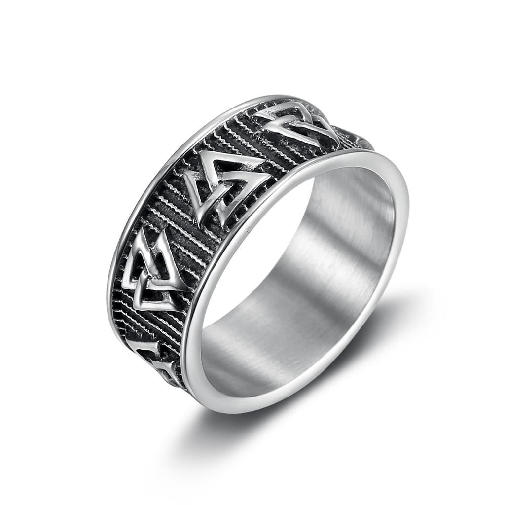 S925 Silver Ring Viking Ring Unisex Viking Legend Ring