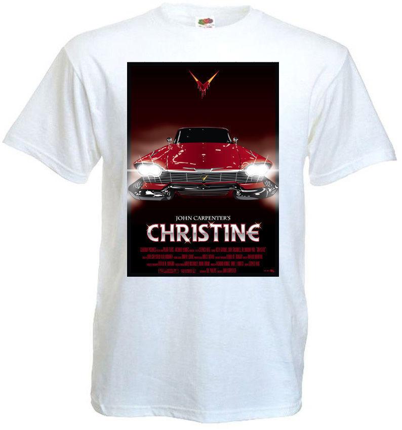 Christine v2 T-shirt white movie poster all sizes S5XL