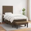 3136712 vidaXL Divan Bed with Mattress Dark Brown 80x200 Cm