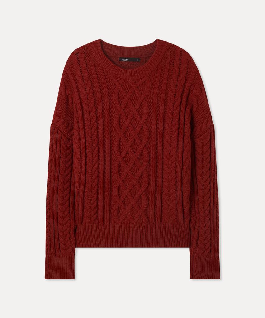 MIXXO Aran Cable Pullover_Miwkag13Ss