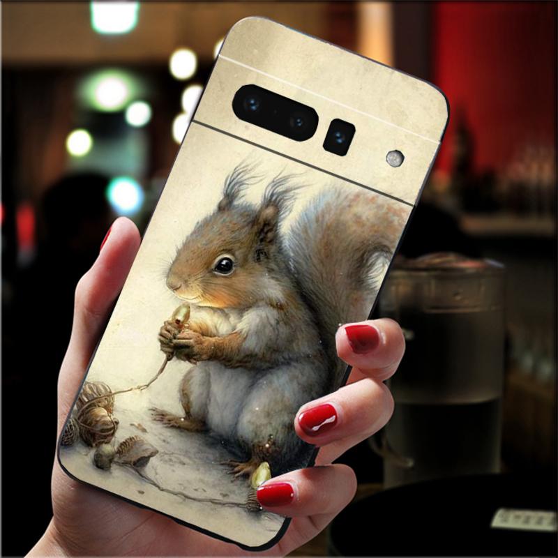 Чехол для телефона Squirrel для Google Pixel 8 7 Pro 7A 7 6A 6 Pro Pixel 8A 4A 3A 4 XL Pixel 5 6 4 3 3A XL