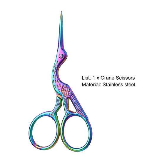 Швейные ножницы Высокая прочность Полировка поверхности Яркая ручка Удобный цвет Широкое применение Трудозатратная нержавеющая сталь