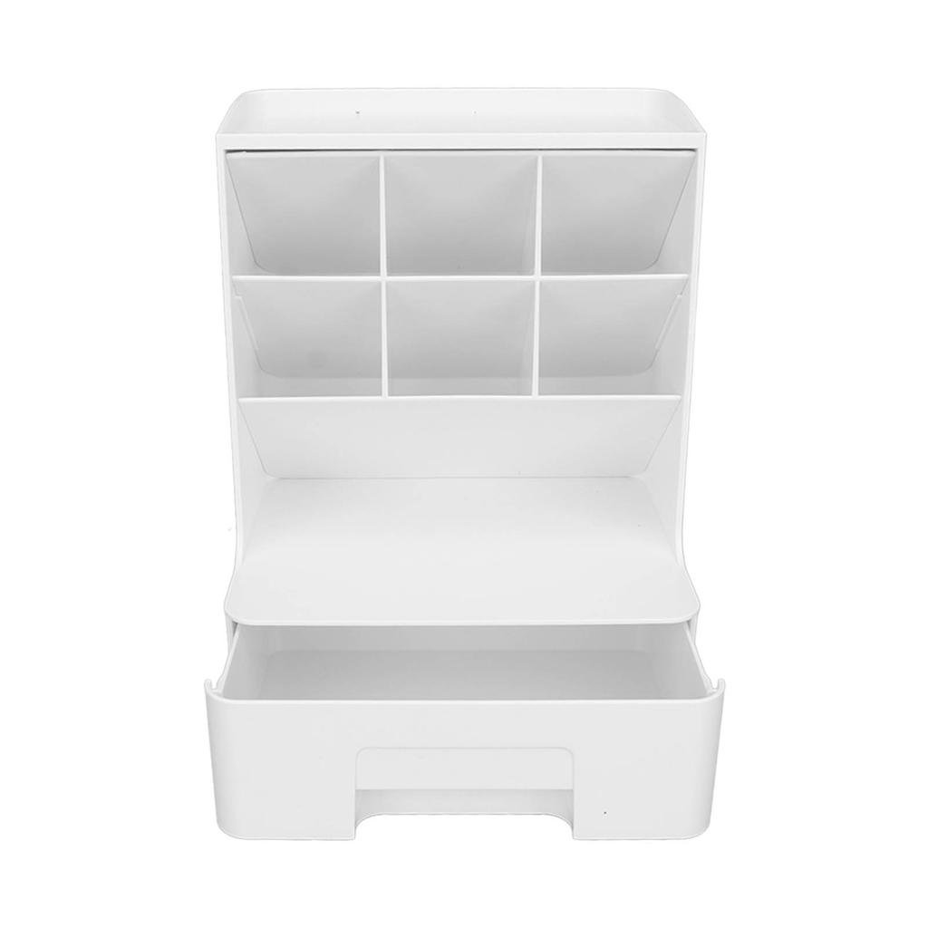 Ящик для хранения с наклонной вставкой, большой емкости, пластиковый держатель для ручек, органайзер, настольная стойка для хранения