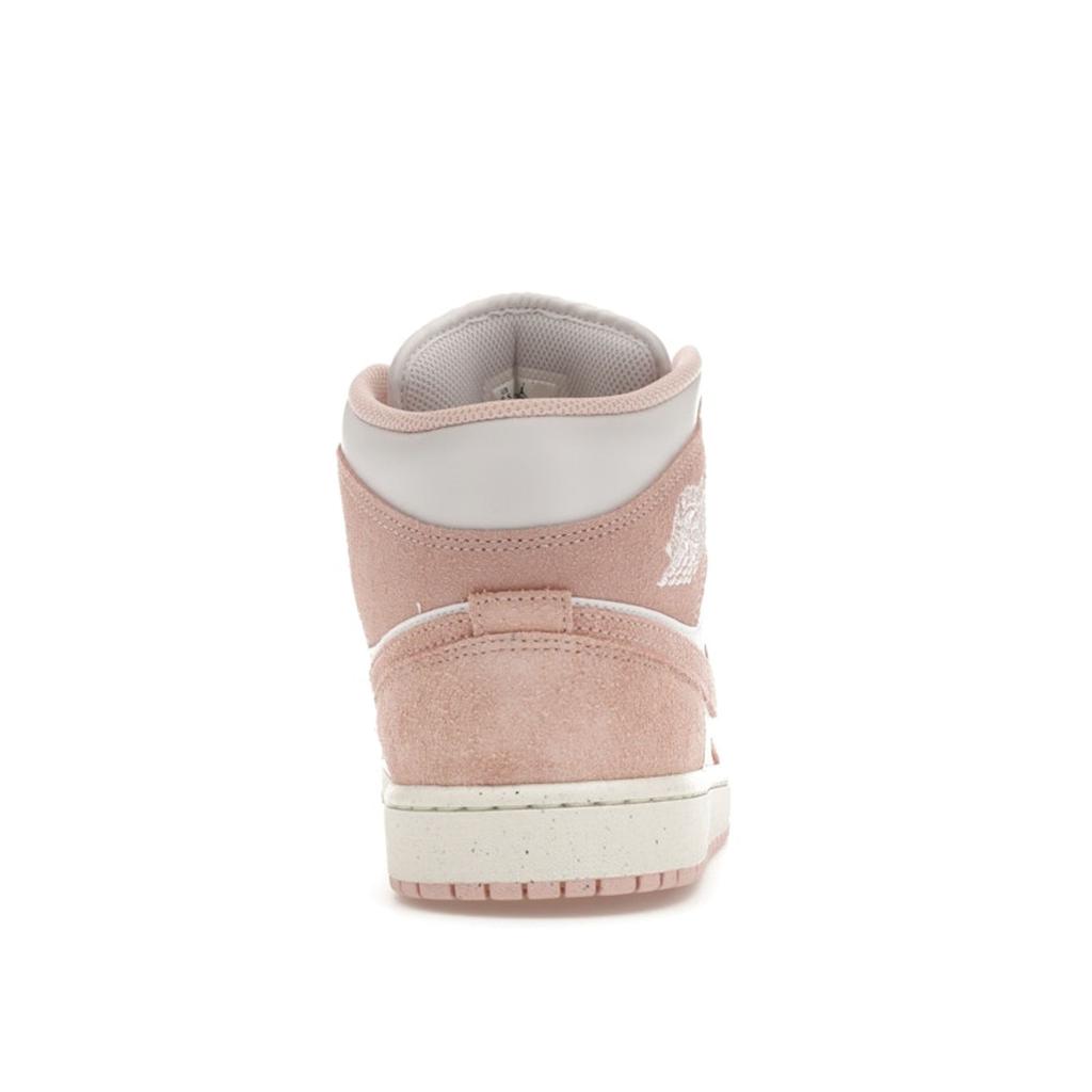 Air Jordan 1 Mid SE Legend розовые кроссовки унисекс белые парусные FN5215-161