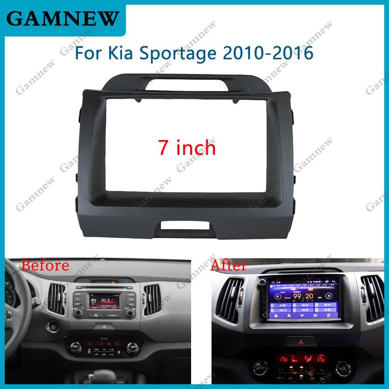 7 Inch Car Frame Adapter Android Radio Dash Fitting Panel Kit For KIA Sportage (SL) 2010-2016