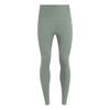 Adidas Optime Essentials Power Logo Tight Comfortable Quick-Dry Three-Quarter Sports Pants Women Pants Silver Gray Green KA8590