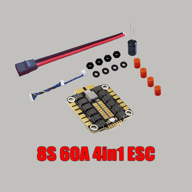 Hujian Dake FPV 4-in-1 Flight Controller with 8S 60A ESC