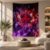 Decorative Tapestry,Fiorentina FC Printed Wall Art, Lightweight Wall Hanging For Bedroom Background