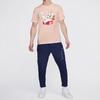 Nike Футболки мужские Кораллово-красные С круглым вырезом Умеренный прямой крой CU6872-664
