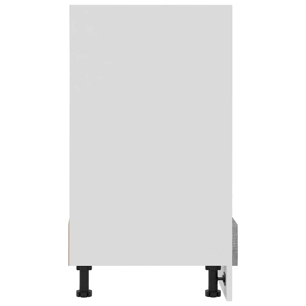 Lyon Oven Cabinet Grey Sonoma 60 x 46 x 81.5 cm Particleboard
