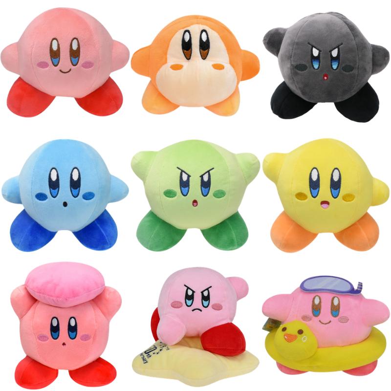 Star Kirby Kawaii Soft Plush Toys Cute Anime Kirby Waddle Dee Doo Stuffed Animals Plushies Peluche Dolls Birthday Gifts Kids