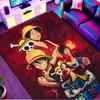 Коврик с принтом One Piece, Моющийся напольный ковер, Для прихожей, Общежития, Прачечной, Офиса, Кабинета, Домашний декор, Подарок на День рождения, Рождество
