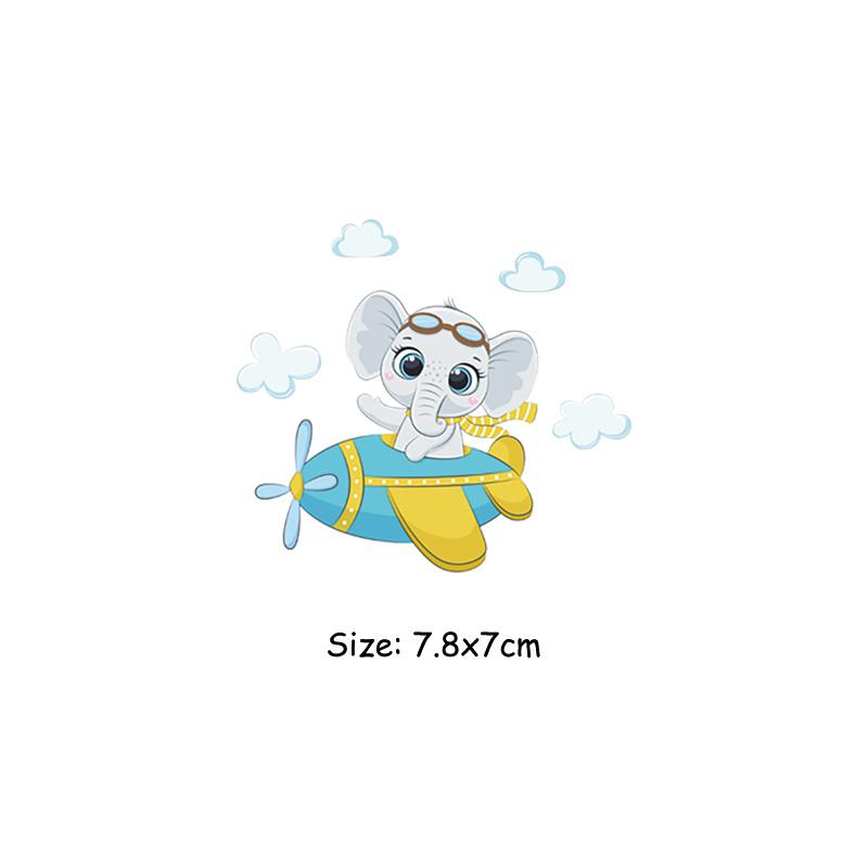 Термальная наклейка с милыми животными на одежде для кукол, детская одежда, наклейка «сделай сам», Parches Ropa, термопереносные нашивки, олень, единорог