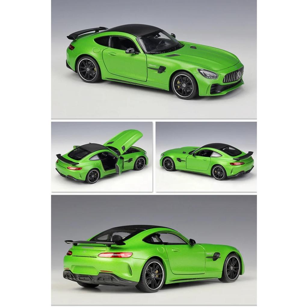 Welly 1/24 Mercedes Benz AMG GT R Сплав Спортивный Автомобиль Модель Литьевой Металл Гоночный Автомобиль Транспортные Средства Модель Симуляция Коллекция Подарок для Детей
